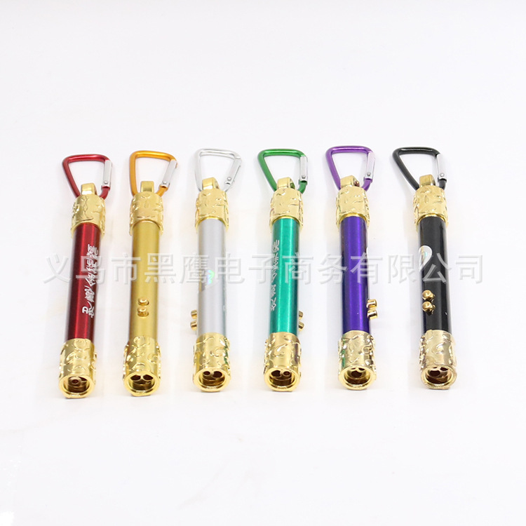 Golden Hoop rod flashlight, three-in-one ultraviolet banknote detector lamp, infrared laser lamp, gift LED mini small hand flashlight Application Scenario