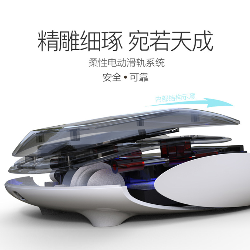 The solar-powered car air purifier can intelligently remove odors and formaldehyde Item Picture