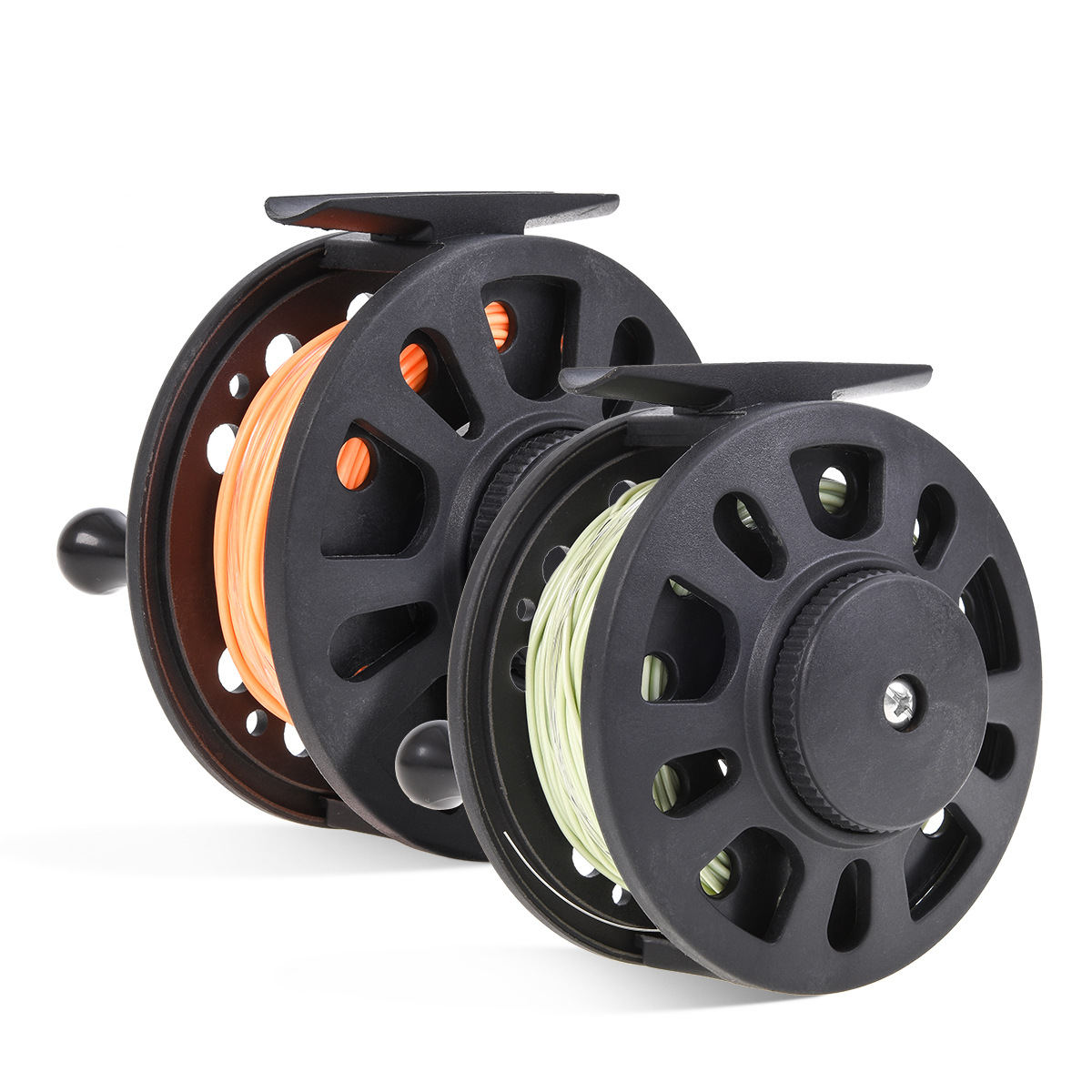 27914-T [GLA Flyfishing Reel with Line (including Flyfishing backup line, main line and sub-line] Flyfishing Set of Fishing gear