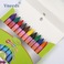 Vneeds12色跨境彩色蜡笔套装幼儿园写作涂鸦批发礼物绘画流畅丝滑图