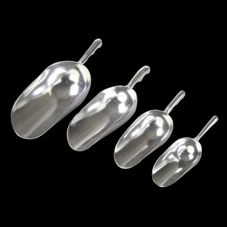 厨房用具铝合金四个尺寸冰铲面粉铲谷物铲冰块铲薯条铲子多用铲