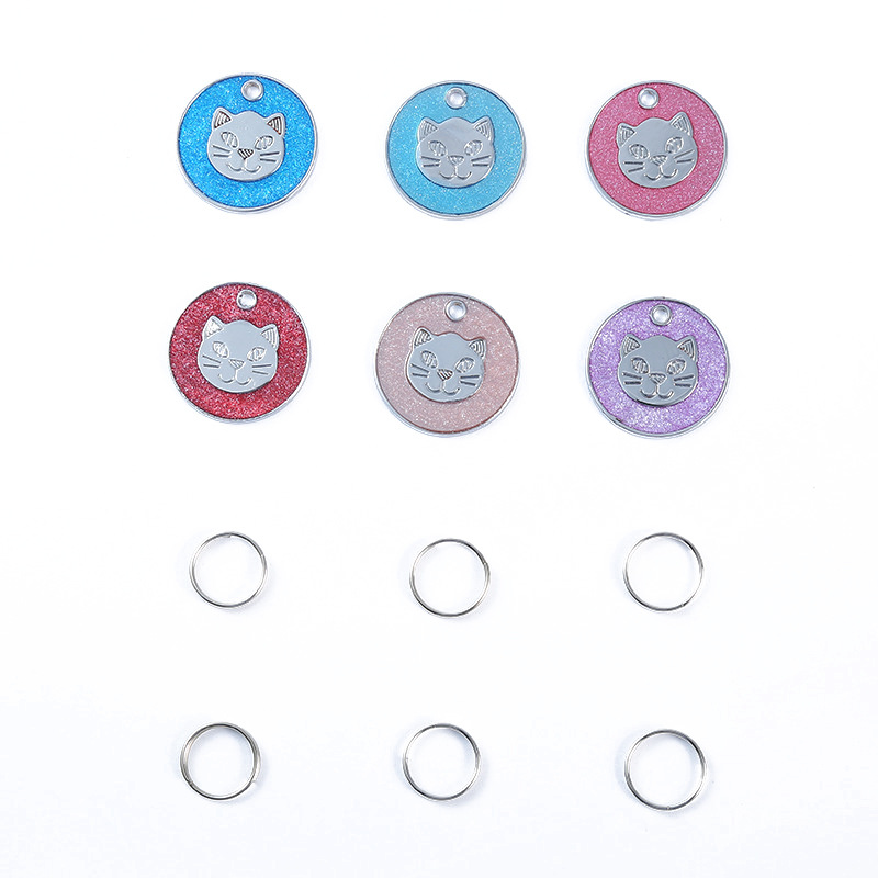Foreign Trade New Drip Alloy Pendant Pet Collar Pendant Lead Rope Accessories Ebay Amazon Selling Item Picture