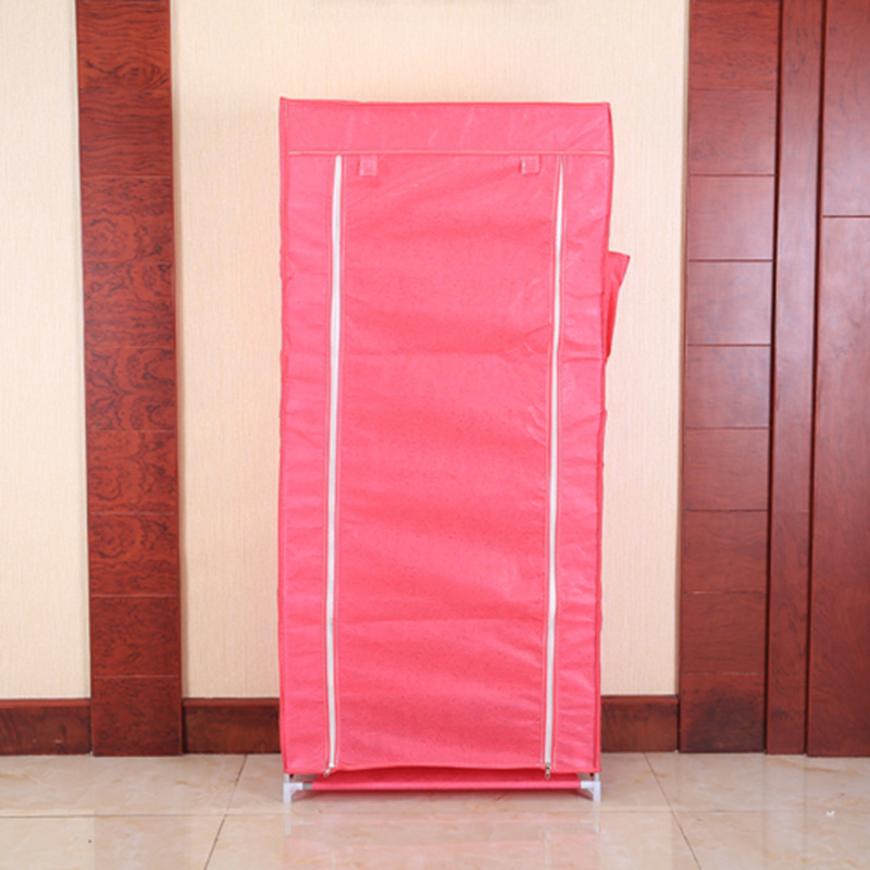 Factory direct sales of modern simple home iron tube custom Oxford cloth shoe cabinet details Picture