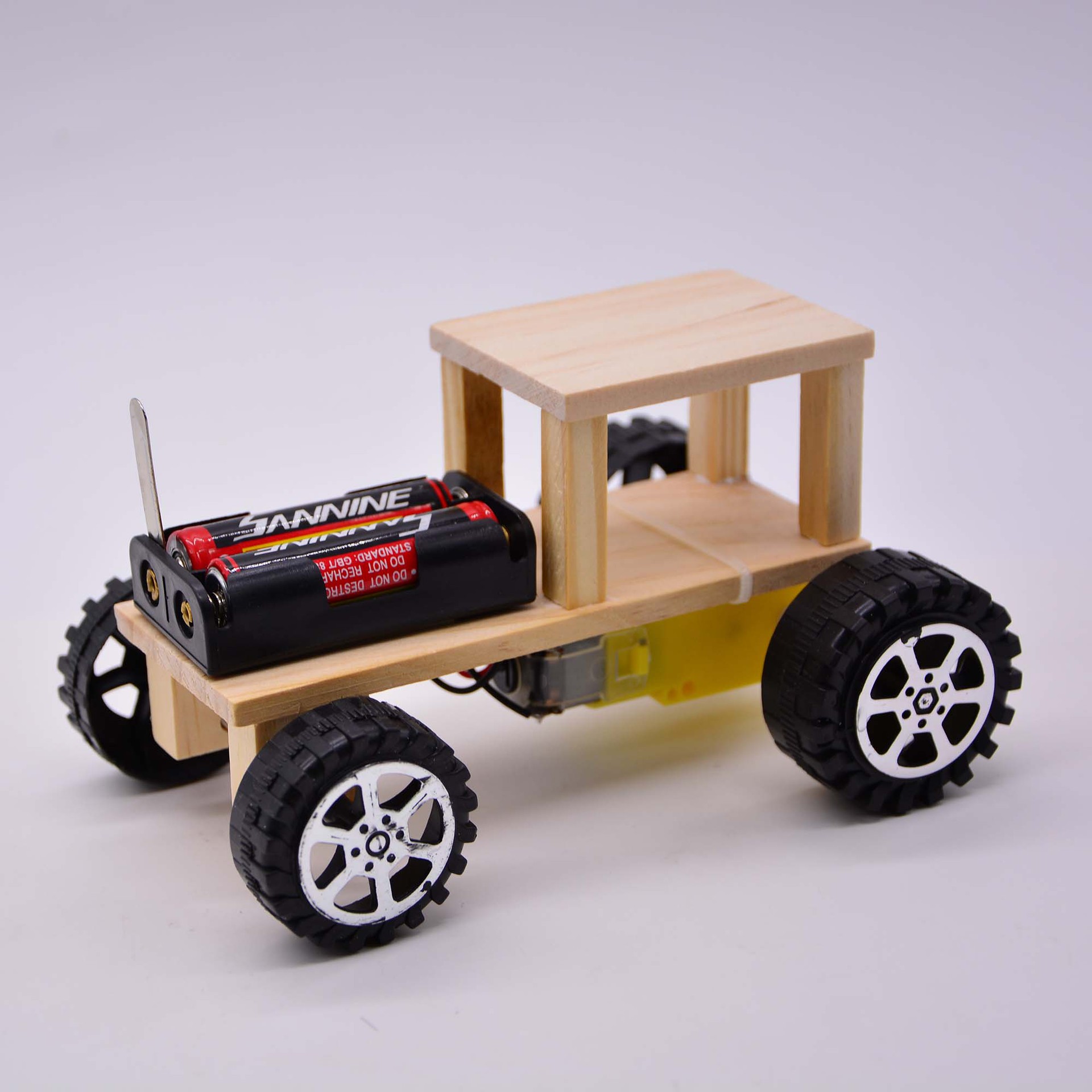 Electric truck, student science and technology small project invention, electric assembly experimental toy, DIY handicraft materials