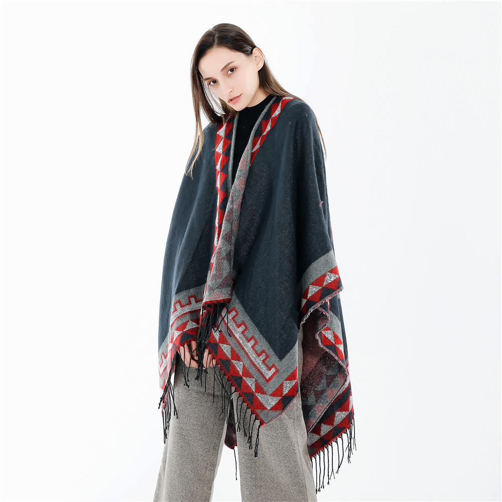 2020 Winter New Europe And The United States Fashion Street Trade Hot Solid Color Imitation Cashmere Warm Scarf Shawls Application Scenario