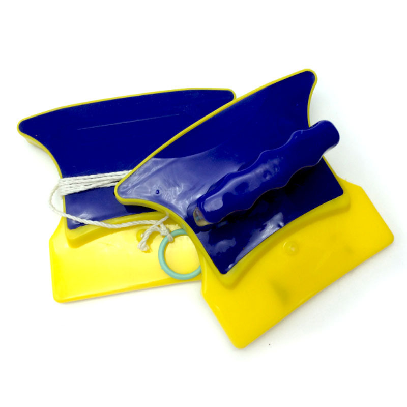 Creative new double-sided magnetic cleaning glass cleaner, glass scraper, single-layer double-sided glass window cleaner Item Picture