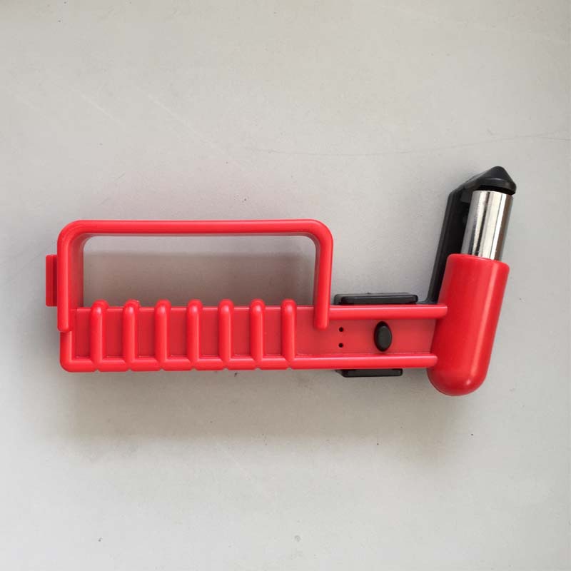 Factory price for car bus train rescue escape hammer car safety hammer tool multi-function LV839 Specification drawing