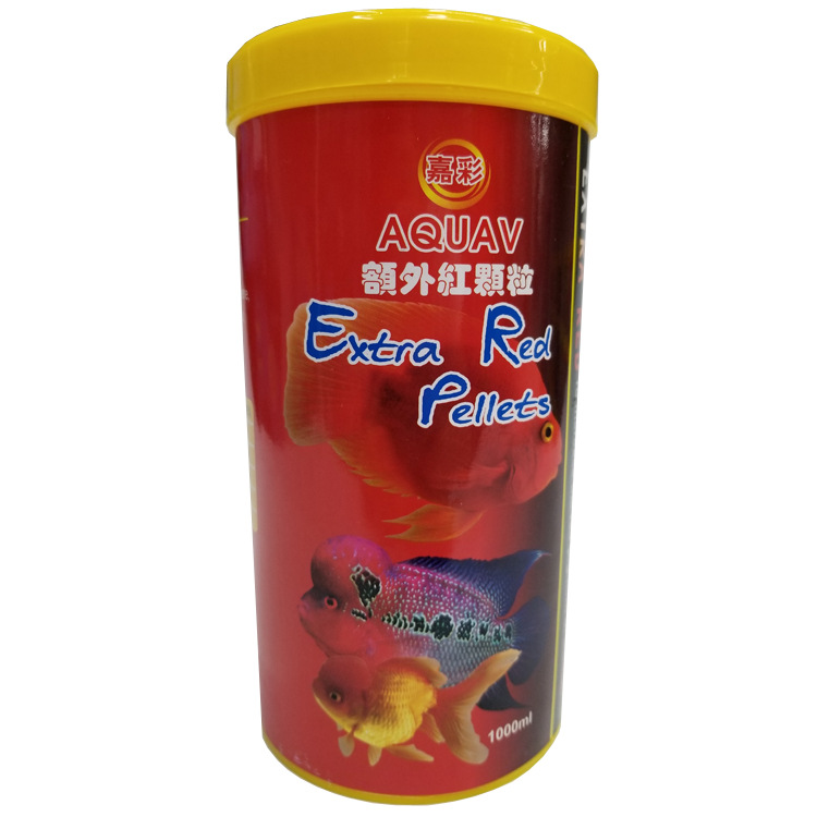 Baojie alimentos para peces al por mayor granular rojo Extra pellet rojo para peces pequeños granular comida para peces Item Picture