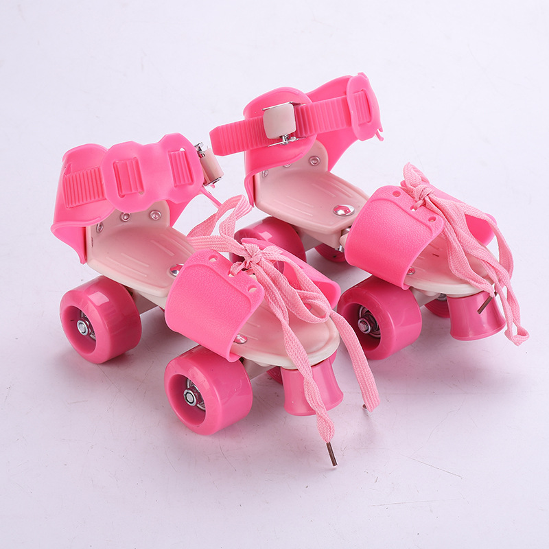 Roller Skates Double Row Roller Wheels Children's Adjustable Roller Skates Roller Skates Roller Skates details Picture