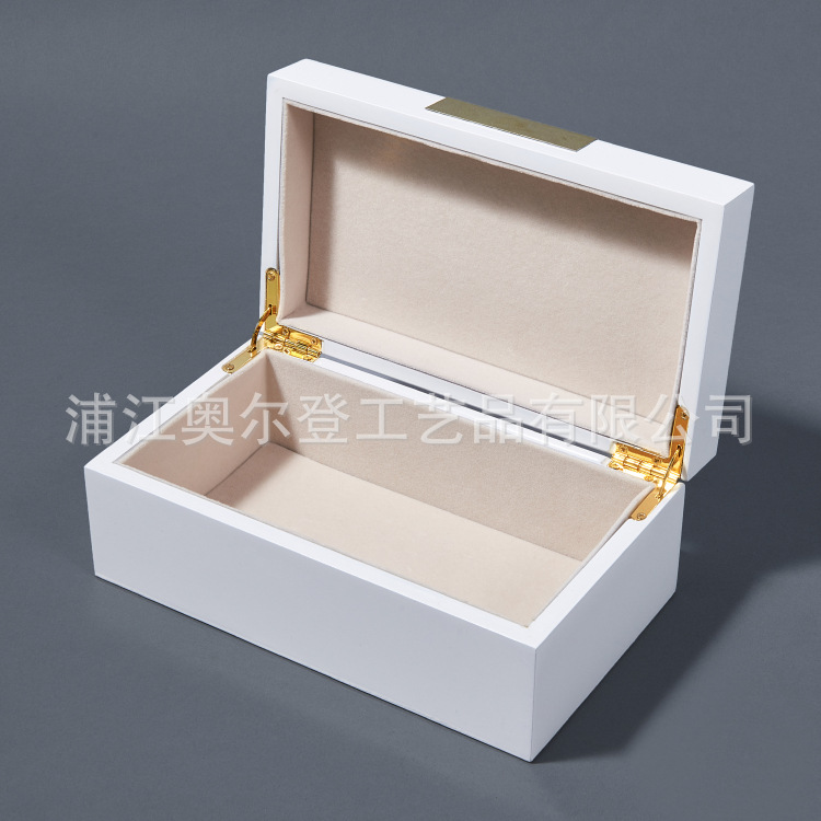2023 Wood Box Products Manufacturers Wood Gift Box Wholesale White Black Highlight Box Specification drawing