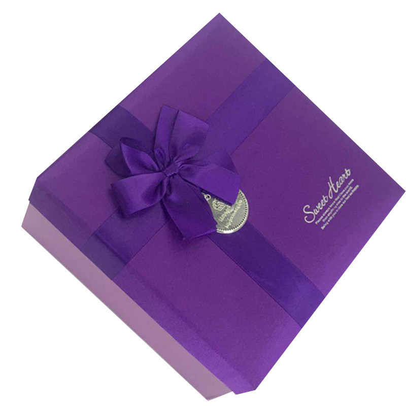 Multi-Color New Product Color Ding Cloth Cover Gift Box Valentine's Day 3 Sets Of Heaven And Earth Cover Packaging Box Item Picture