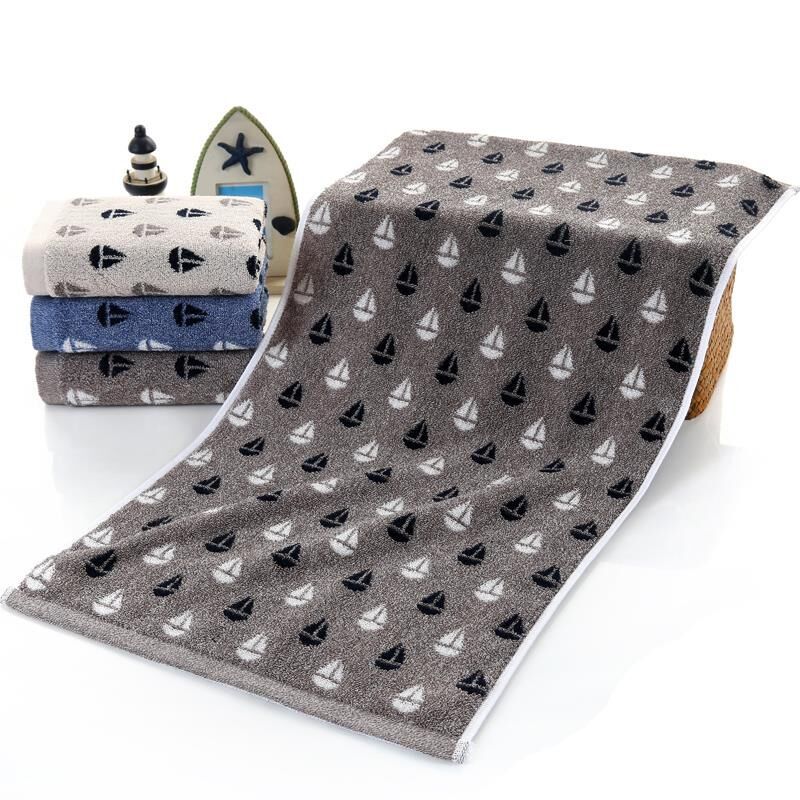 Smooth Sailing New * Cotton 32 Ab Yarn High-Grade Towel Face Wash Bath Household Thick Absorbent Soft Face Towel Item Picture
