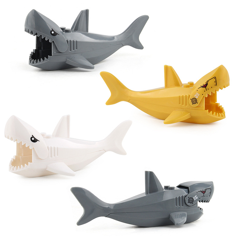 Factory wholesale of children's educational and educational animal building blocks, shark, gorilla animal figurines, models and cognition Application Scenario