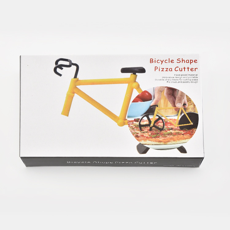 跨境滚轮披萨刀自行车创意厨房小工具彩盒厨房小工具披萨刀tv产品详情图3