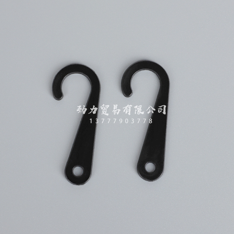 Available for immediate sale: transparent question mark hooks, packaging sock hooks, transparent hanging hooks, plastic hat display hooks, and towel hooks Application Scenario