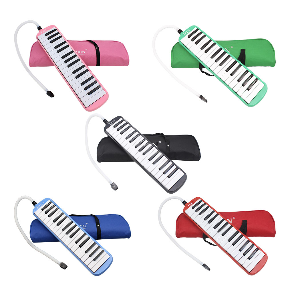 厂家批发IRIN32键口风琴学生儿童初学者课堂演奏乐器配吹嘴吹管图