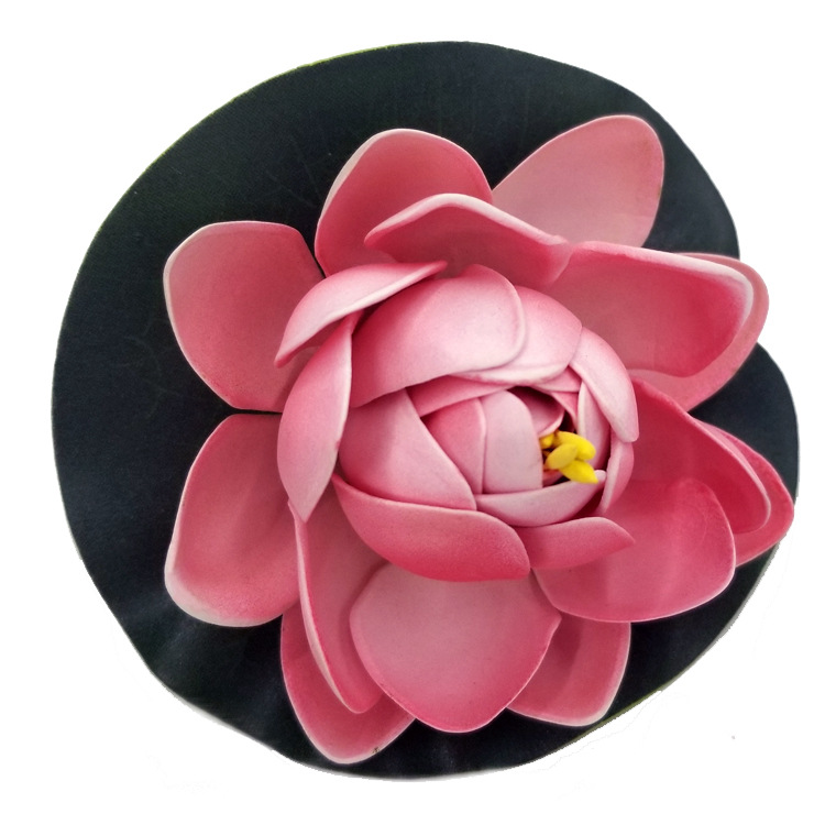 Fish tank aquarium decoration performance props trumpet simulation lotus lotus water lily simulation flower fake flowers floating on the water Item Picture