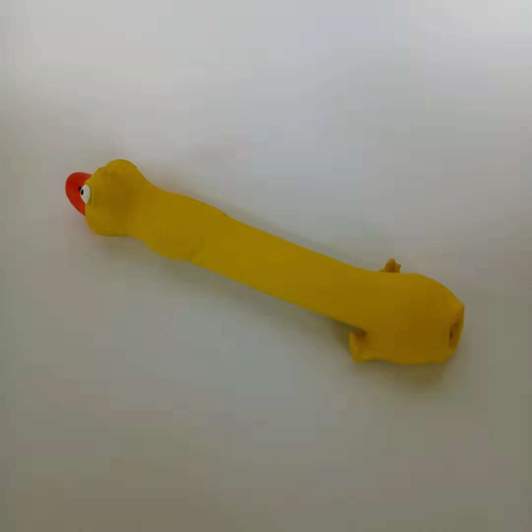 Natural Latex Duck, Sound, Bite Resistant. Good Company For Dogs.