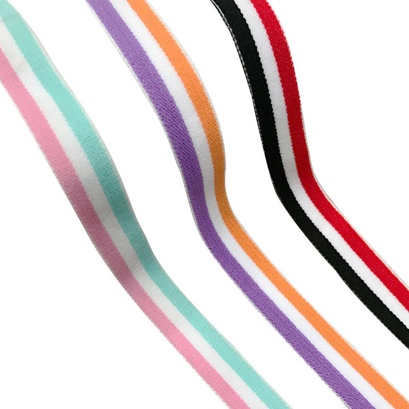 Supply Tri-Color Velvet Strap Bra Strap Underwear Strap Manufacturers Direct Sales Tri-Color Velvet Strap Item Picture