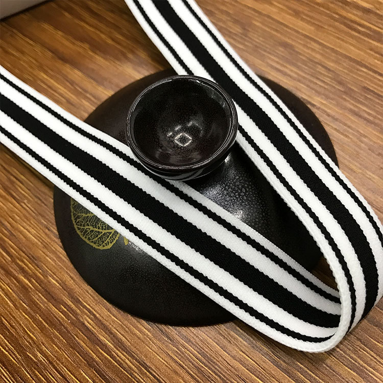 Manufacturers Direct Sales Of Black And White Strap Clothing Accessories Exploded Chest Wrap Seamless Underwear Webbing Application Scenario