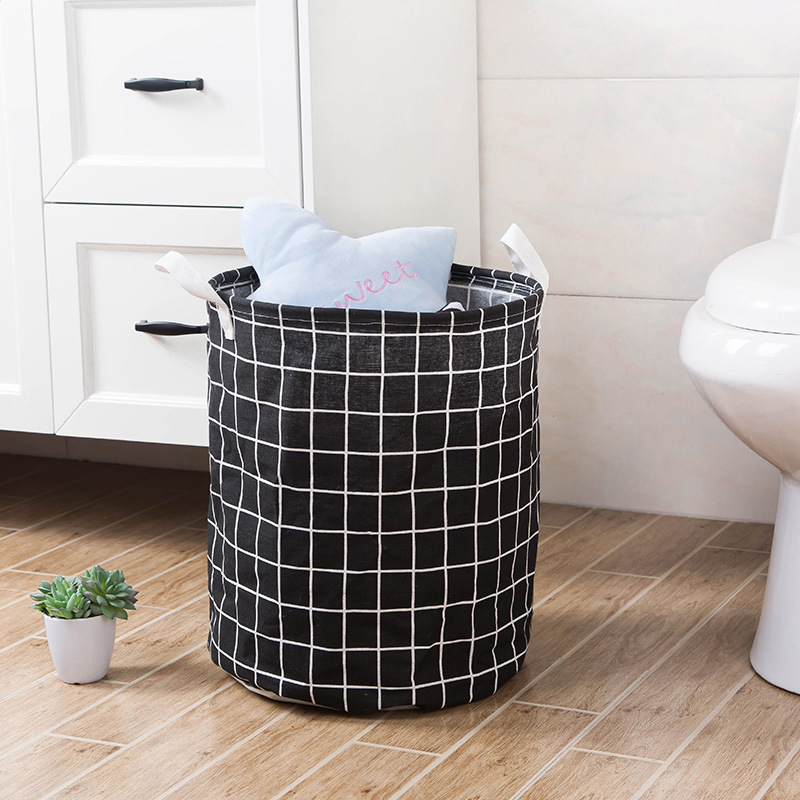 2546 Foldable Fabric Laundry Basket Laundry Basket Large Clothes Basket Children's Toys Storage Basket Application Scenario