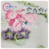 26mm five-pointed star PVC sequined iron ring earrings accessory, cross-border e-commerce photography prop DIY earrings pendant material Application Scenario