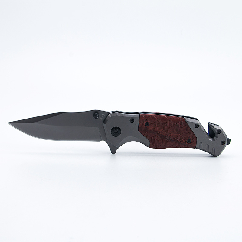 Outdoor folding knife, camping tactics, high-hardness knife, multi-functional survival portable folding knife, mini knife Item Picture