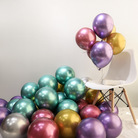 10寸1.8g金属气球加厚儿童生日派对结婚庆典装饰金属铬色气球批发