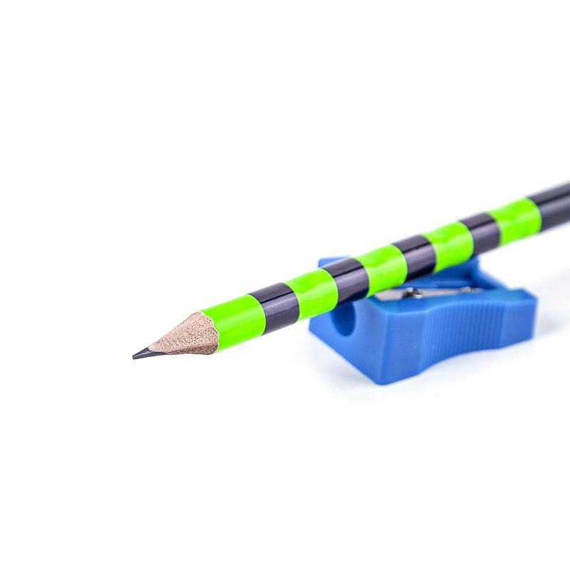 工厂生产竹节铅笔 竹节形HB写字笔 软化木质铅笔 葫芦铅笔详情图5