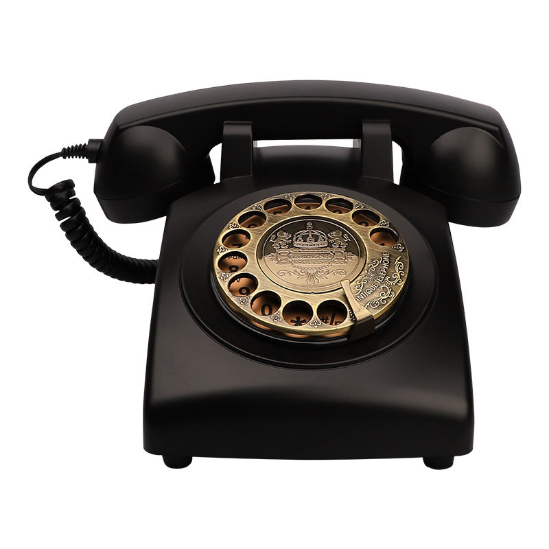 复古欧美电话机星级酒店固定电话座机转盘电话旋转拨号颜色可订制详情图5