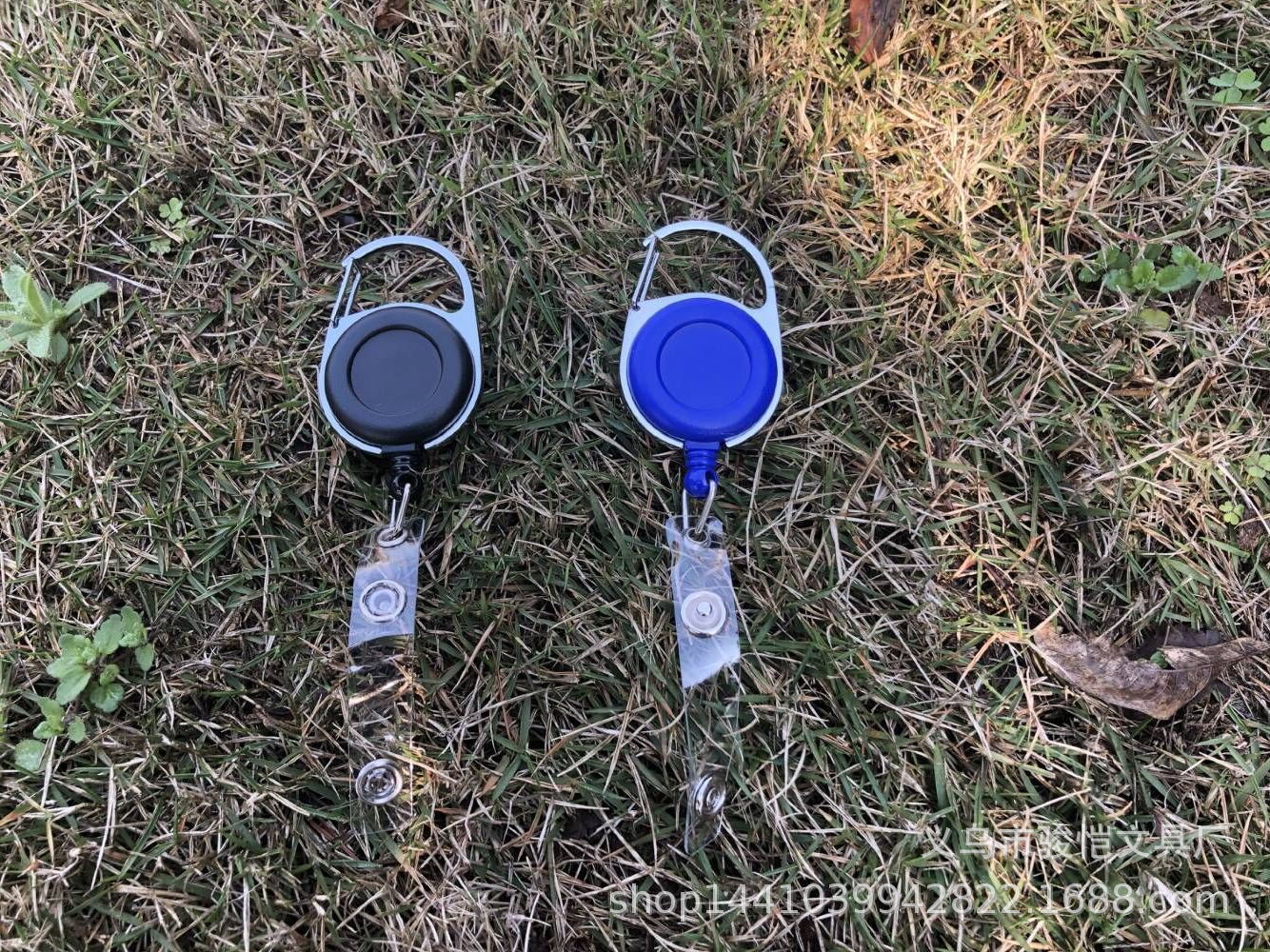 优质锌合金外框圆形转动易拉扣 伸缩扣 拉线器 证件扣 挂绳扣