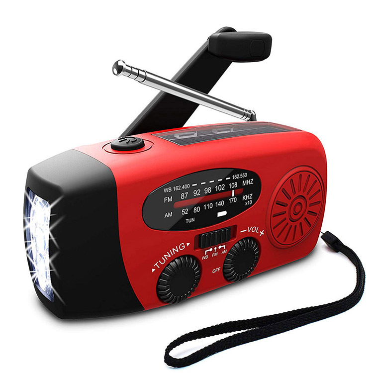 Amazon multi-functional solar radio with USB/ hand power /WB band