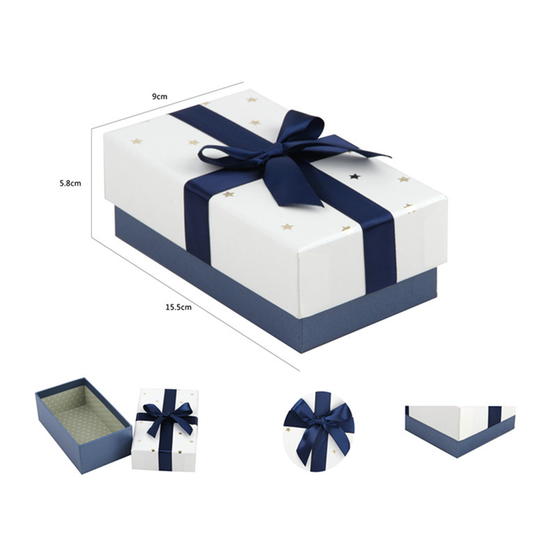 厂家批发礼品盒 现货供应圣诞节纸盒首饰化妆品礼物盒 4个1包装盒详情图3