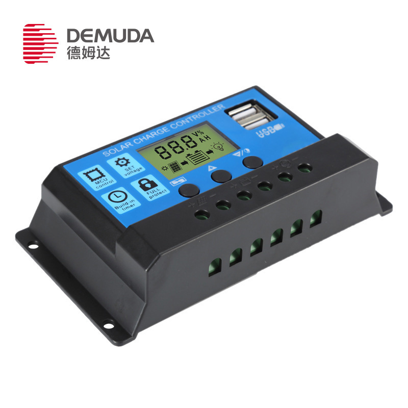 The Manufacturer Directly Supplied Solar Controller 10A20a30a60a Street Light Intelligent System Charging Controller Exploded Application Scenario
