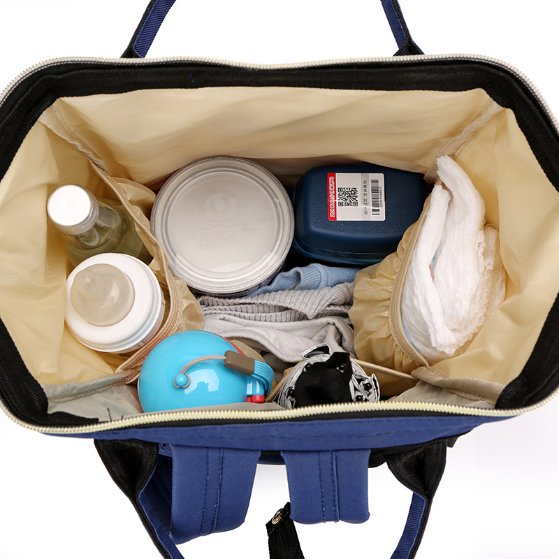 Mommy Bag Factory New Large Capacity Fashion Shoulder Mother-And-Baby Bag Anti-Splash Maternity Bottle Diaper Backpack Application Scenario