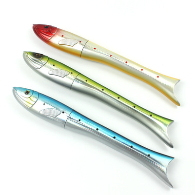 1.6米迷你鱼型钢笔竿 儿童娱乐钓鱼竿冰钓竿 便携海竿套装详情图5