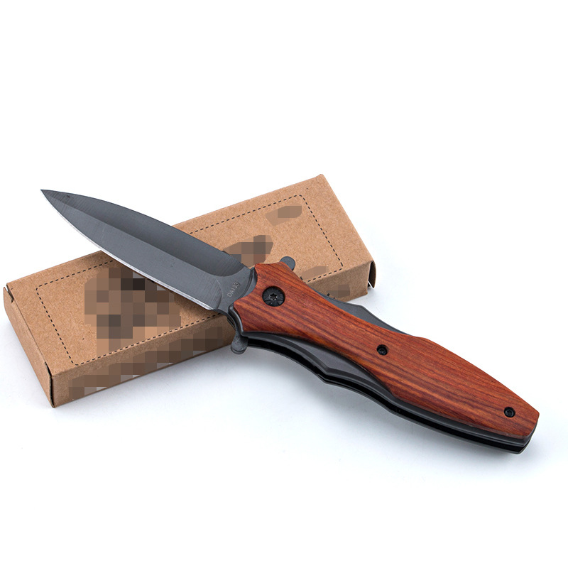 Outdoor folding knife DA133 Camping tactical knife, high-hardness self-defense mini knife, multi-functional survival knife details Picture