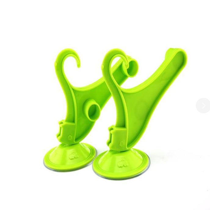 Double-pole towel racks with invisible suction cups, double-layer towel racks and bath towel racks are selling well at street stalls Specification image