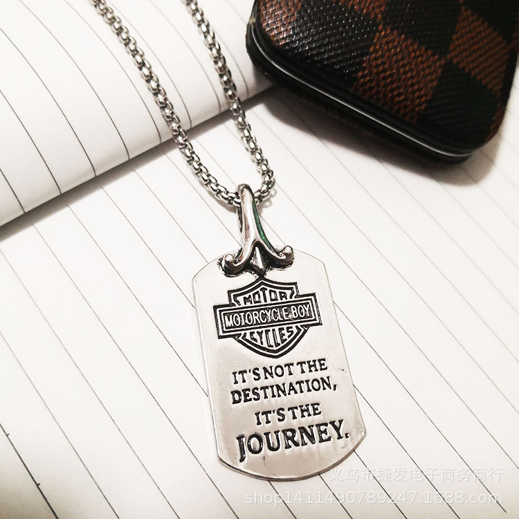 Trendy and fashionable hip-hop metal necklaces, Japanese and Korean retro necklaces, street dance accessories, one-piece consignment pic 9