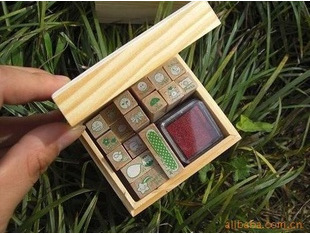 17 new wooden boxes and stamps from HIVE in South Korea +1 grade gift wooden stamps with quality guaranteed details Picture