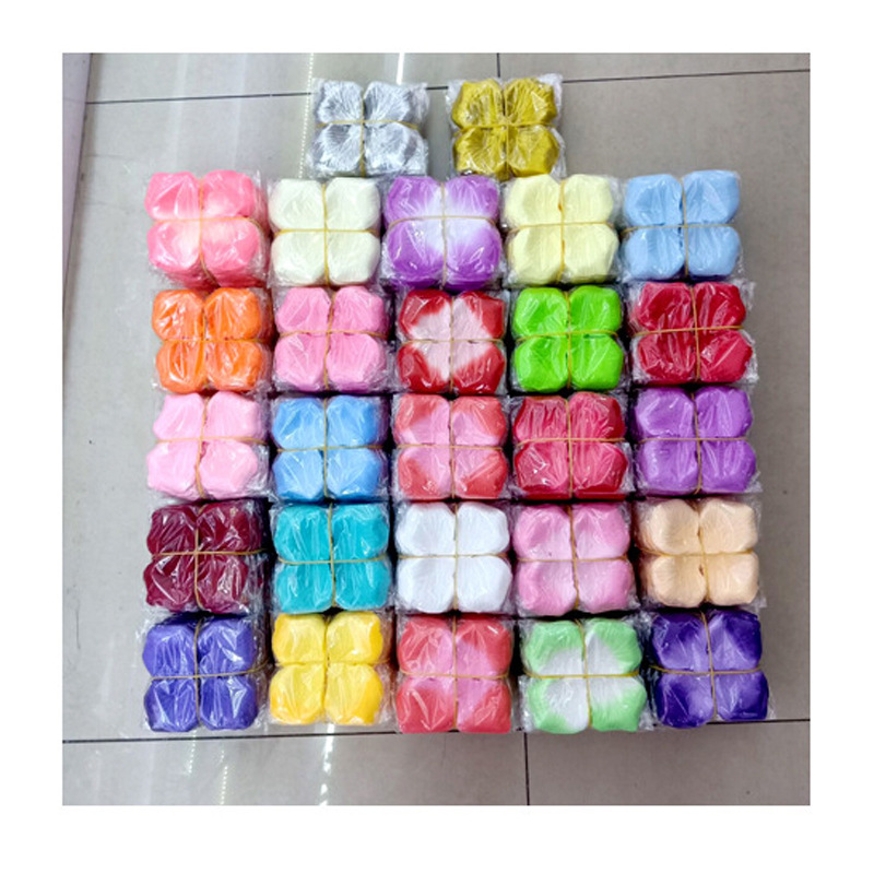 Rose petal fake petal, wedding, birthday, creative props, wedding room, wedding bed, atmosphere decoration, small package of 80 pieces