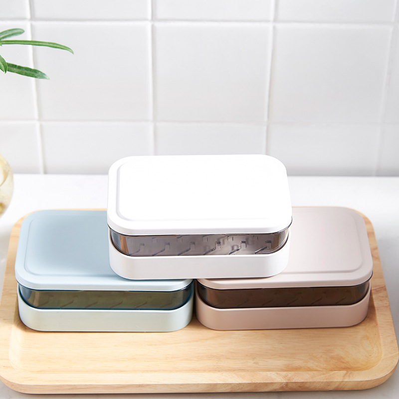 G468- Wanshele 644 Bathroom Draining Soap Box, Plastic Soap Box, Creative Bathroom Soap Box Factory Direct Sales Application Scenario