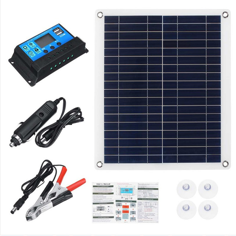 30W18V high-efficiency mini flexible polycrystalline silicon solar panel portable charging system, electrical and electronic charger pic 1