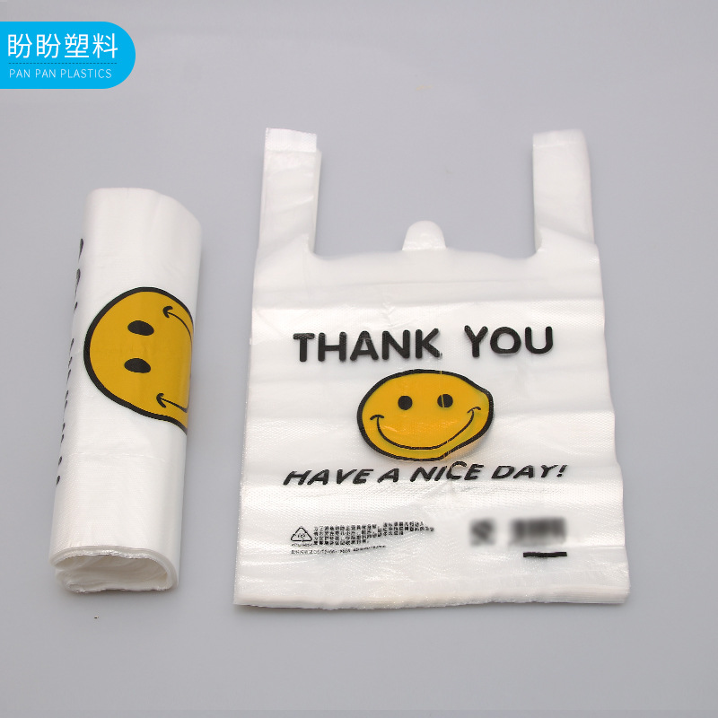 超市购物袋/笑脸袋/塑料背心袋产品图