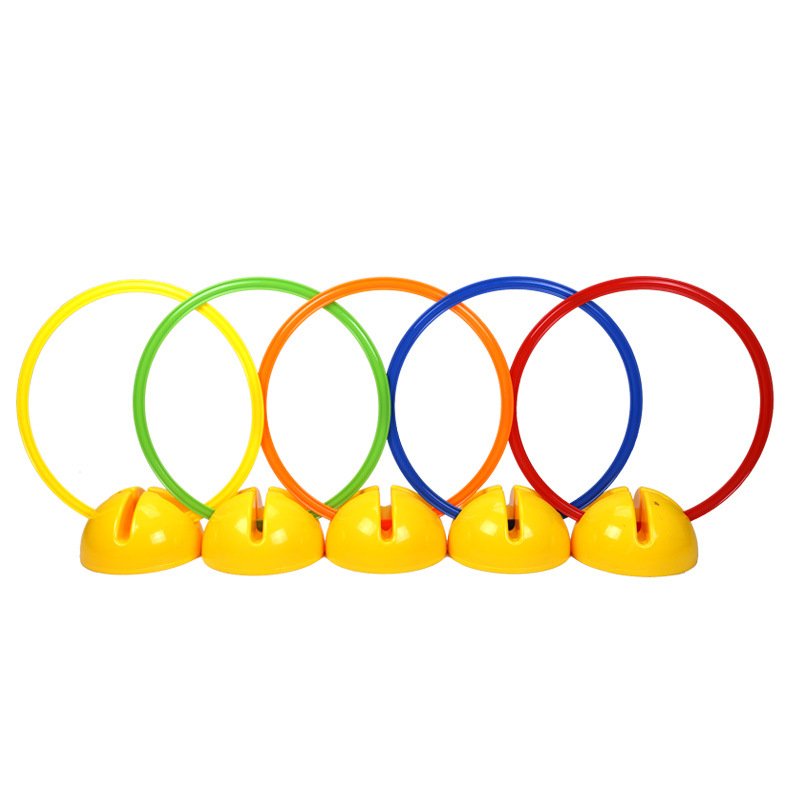 Wholesale 40cm football training rings, football training auxiliary equipment, jumping grid training circles, agility circles, physical fitness rings Item Picture