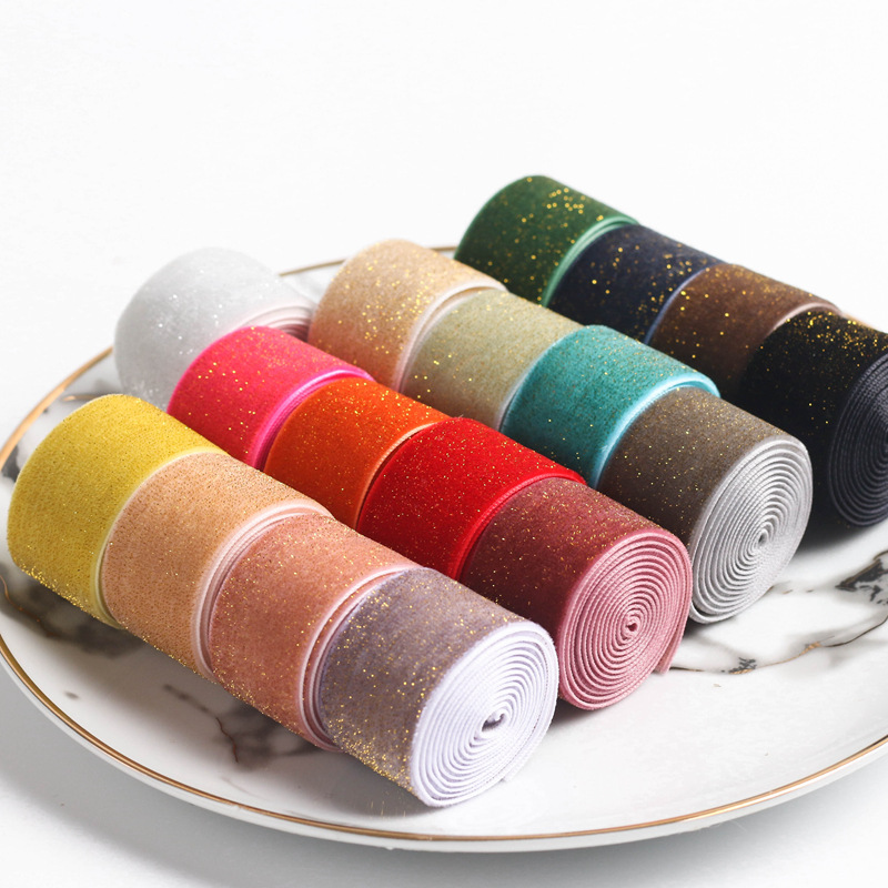 金葱单面绒带/韩国织带di产品图