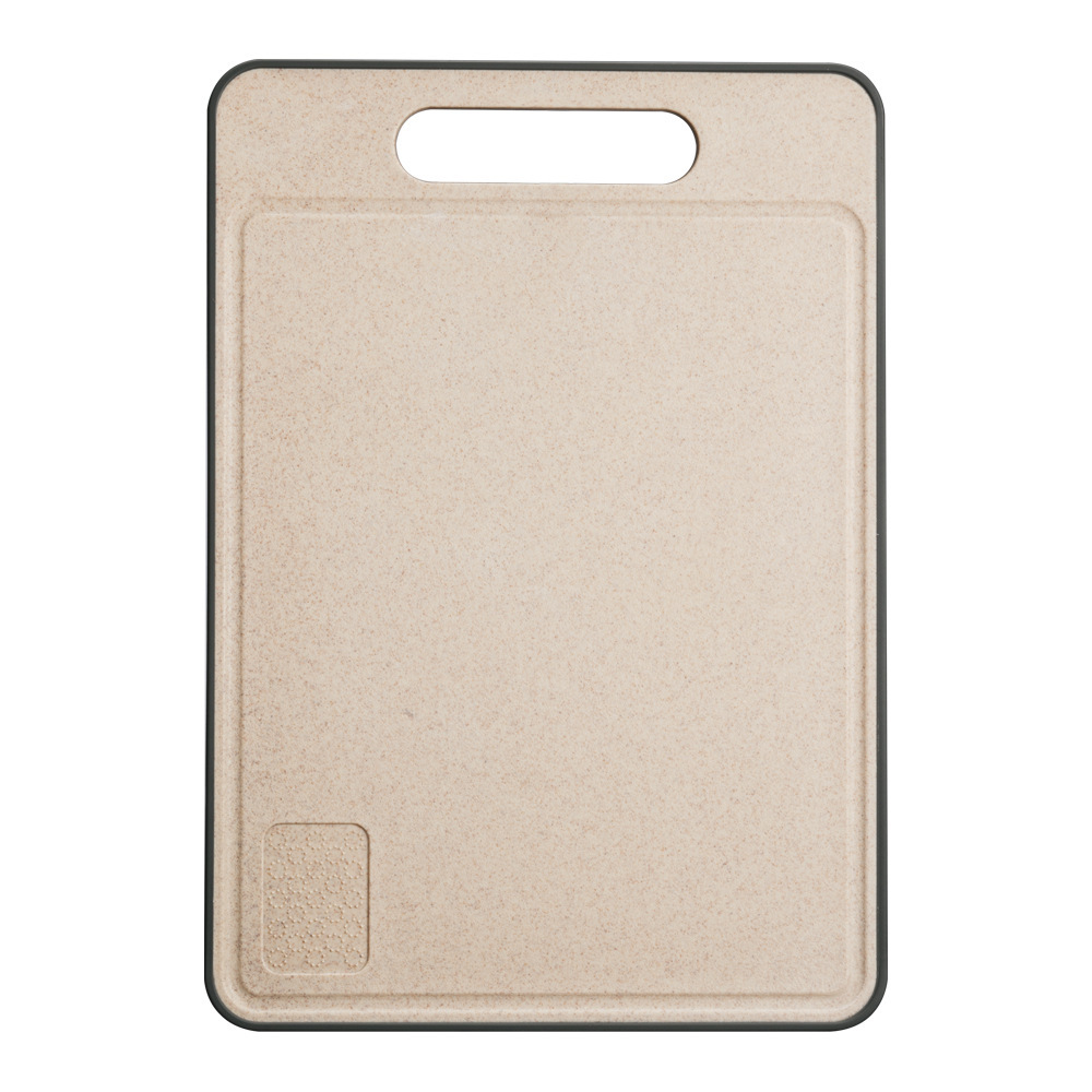 家用小麦秸秆/自带磨蒜姜塑/包胶直头菜板白底实物图