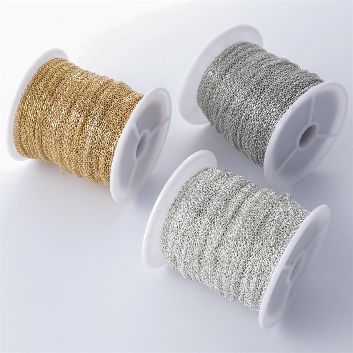 diy bracelet, necklace, ankle chain, luggage, 235SF metal chain. Customizable eco-friendly color retention factory direct sales
