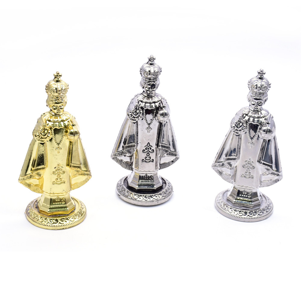 外贸电商抱球金属摆件礼品外贸出口十字架赠品