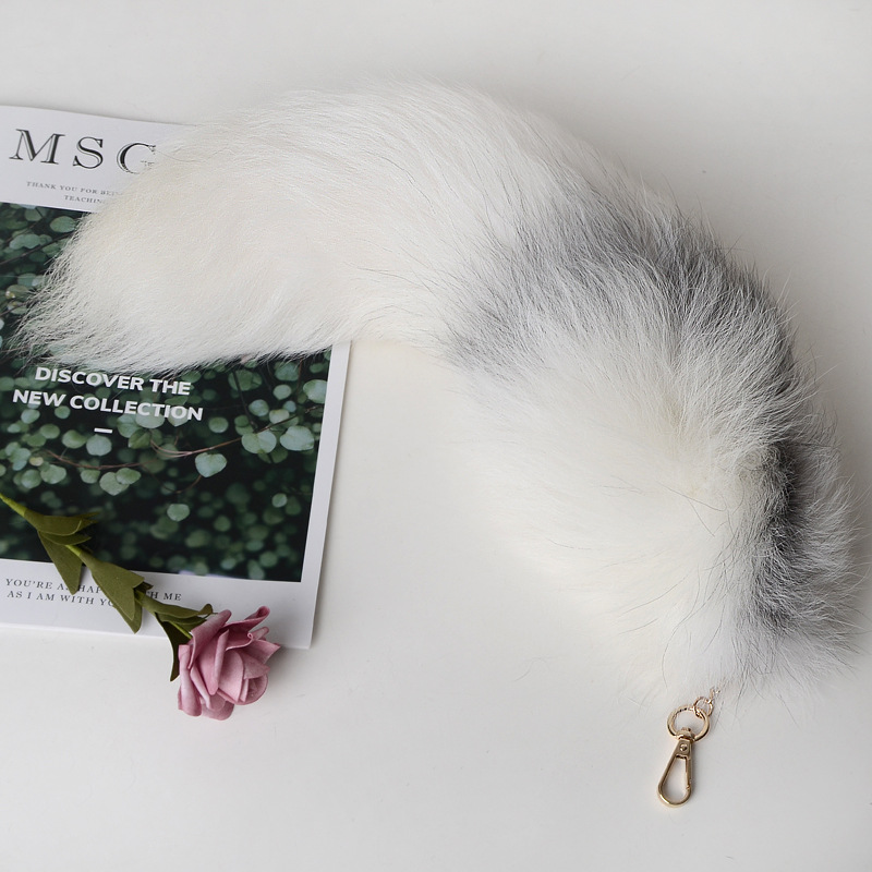 狐狸尾巴毛挂细节图